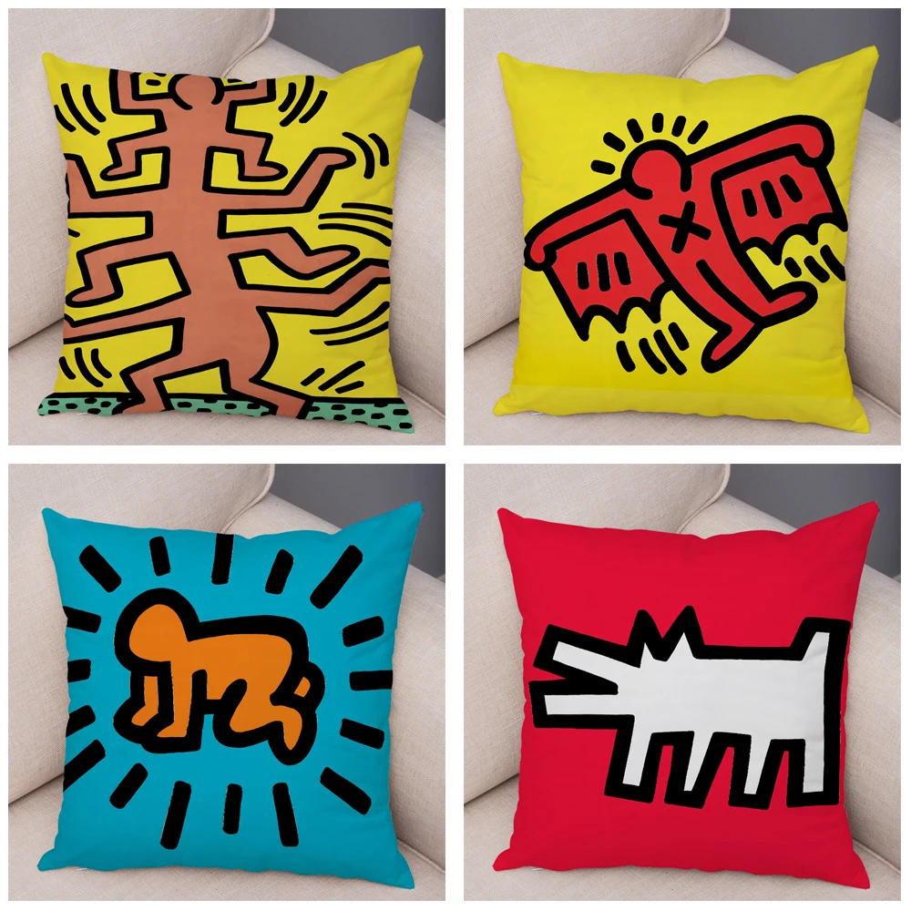 

Наволочка с геометрическим рисунком 45x45 см