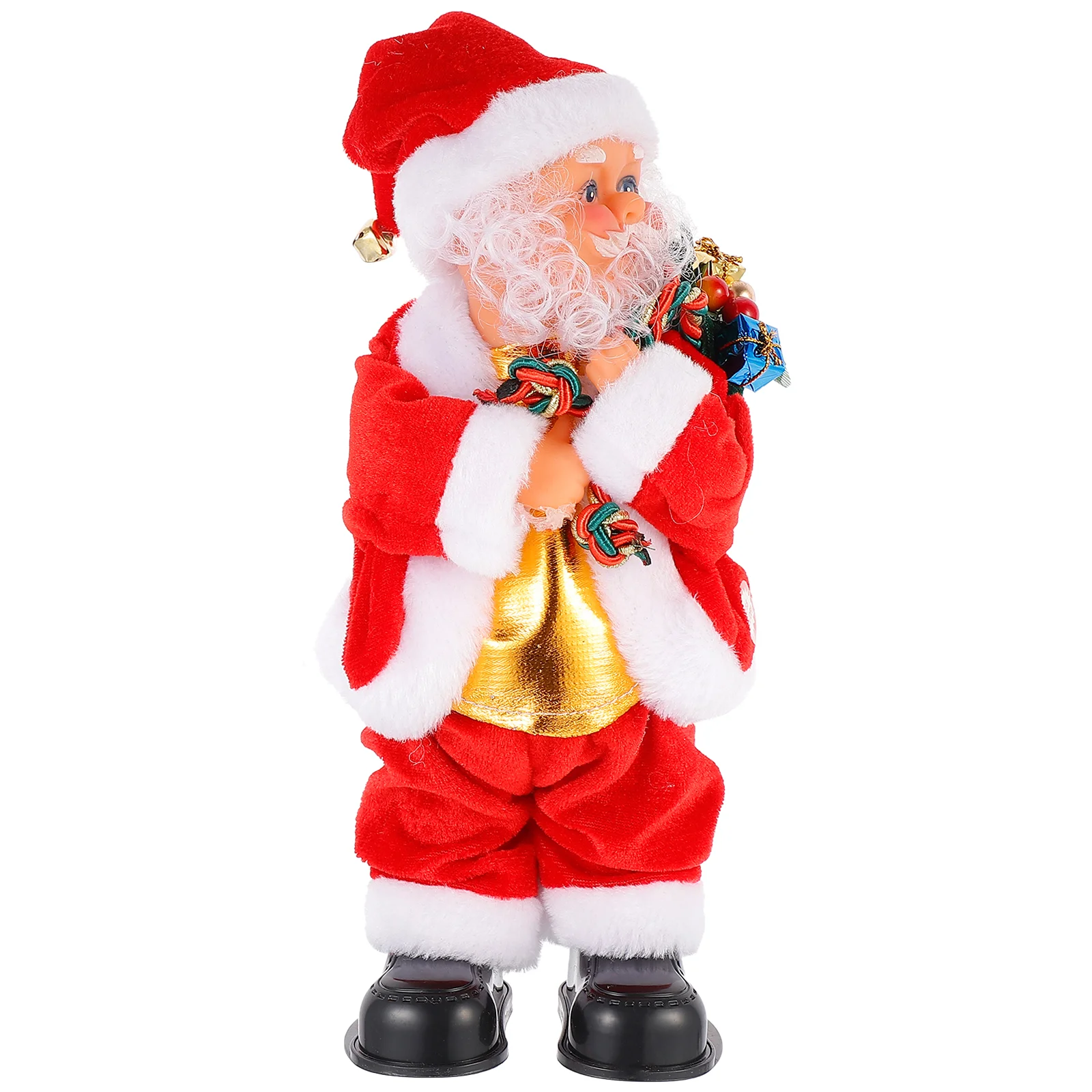 

Рождественские фигурки Санта-Клауса, Электрический Дед Мороз, настольное украшение, Рождественский стол, центральный элемент для домашнег...