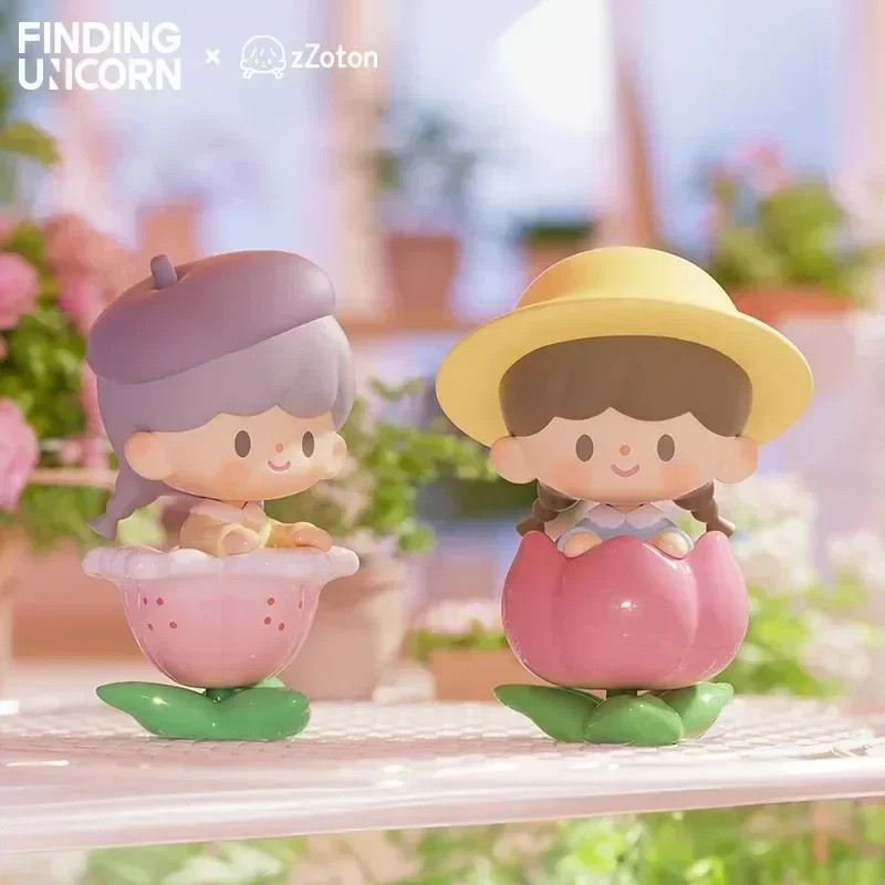 Фото Значение единорога zZoton Garden Spring Tour Series слепая коробка аниме фигурка Guess Bag игрушки орнамент фигурки модель куклы подарок №1