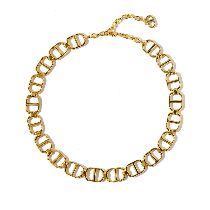 

Fashion necklace personality romantic exquisite European and American exaggerated letter shape jewelry gift for girlfriend