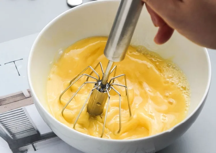 

Hand Pressure Semi-automatic Egg Beater304Stainless Steel Kitchen Accessories Tools Self Turning Cream Utensils Whisk Manual M
