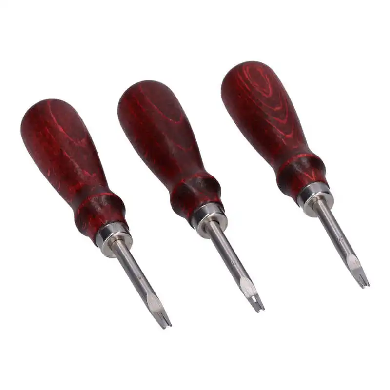 

Конический резак с изогнутой головкой, кожевенный резец с деревянной ручкой для изготовления сумок, резак для кожи для поделок «сделай сам»