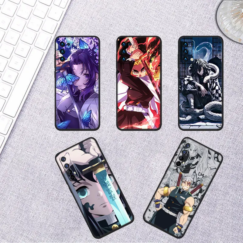 Чехол для телефона Demon Slayer Hashira Samsung Note 8 9 10 20 Ultra Lite Plus A03 A06 A16 M35 A11 M21 J7 J8 Prime Pro Quantum 2