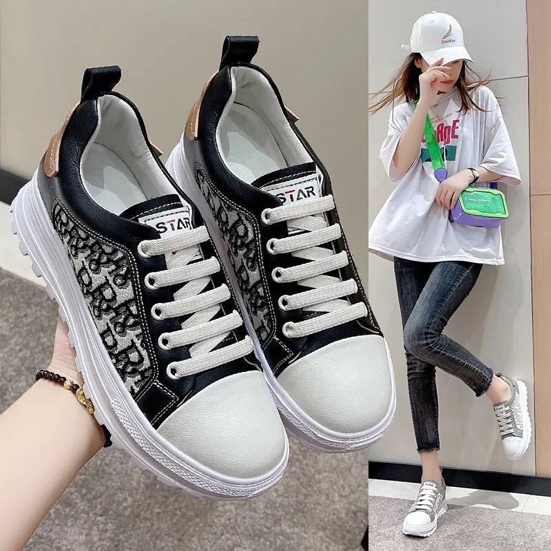

Women Canvas Flat Casual Sneakers Shoes for Women Casual Zapatillas Mujer Ladies Green Shoes Air Sports Running Trainers Fashion