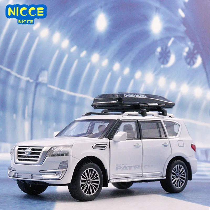 

Модель автомобиля из сплава Nicce 1:24 NISSAN Щенячий патруль, литые игрушечные автомобили, игрушечные автомобили со звуком и светом, детские игруш...