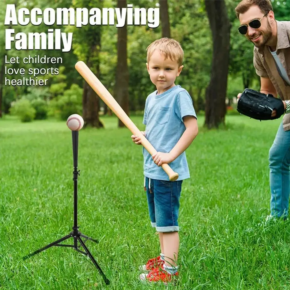 

Portable Baseball Batting Trainer Tee Softball Accessories Equipment Aid Training Practical Durable Holder Outdoor Training T9a7