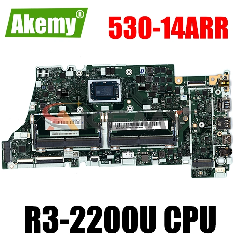 

Материнская плата для ноутбука Lenovo Yoga 530-14ARR, материнская плата для ЦП, системная плата для компьютера, протестированная DDR4, 100% работа