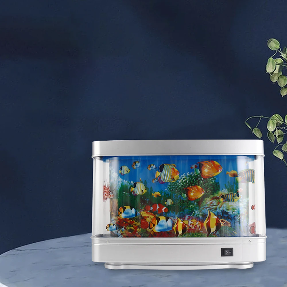 Декоративная рыба искусственная лампа для аквариума морской пейзажа настольное