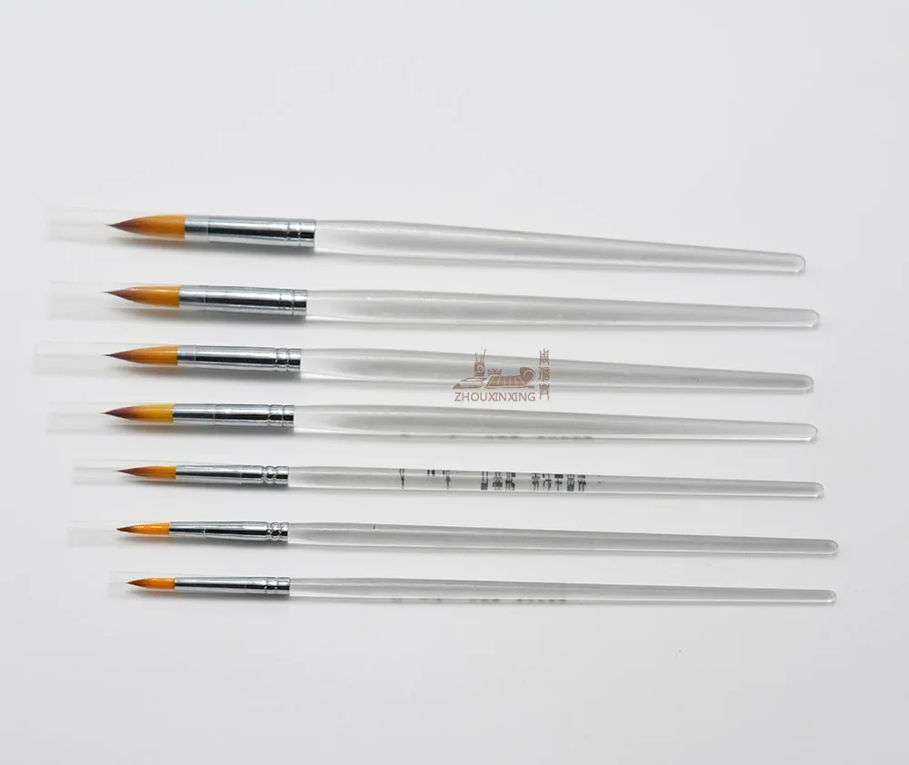 ZHOUXINXING постепенная смена цвета с круглой головкой высококачественная нейлоновая