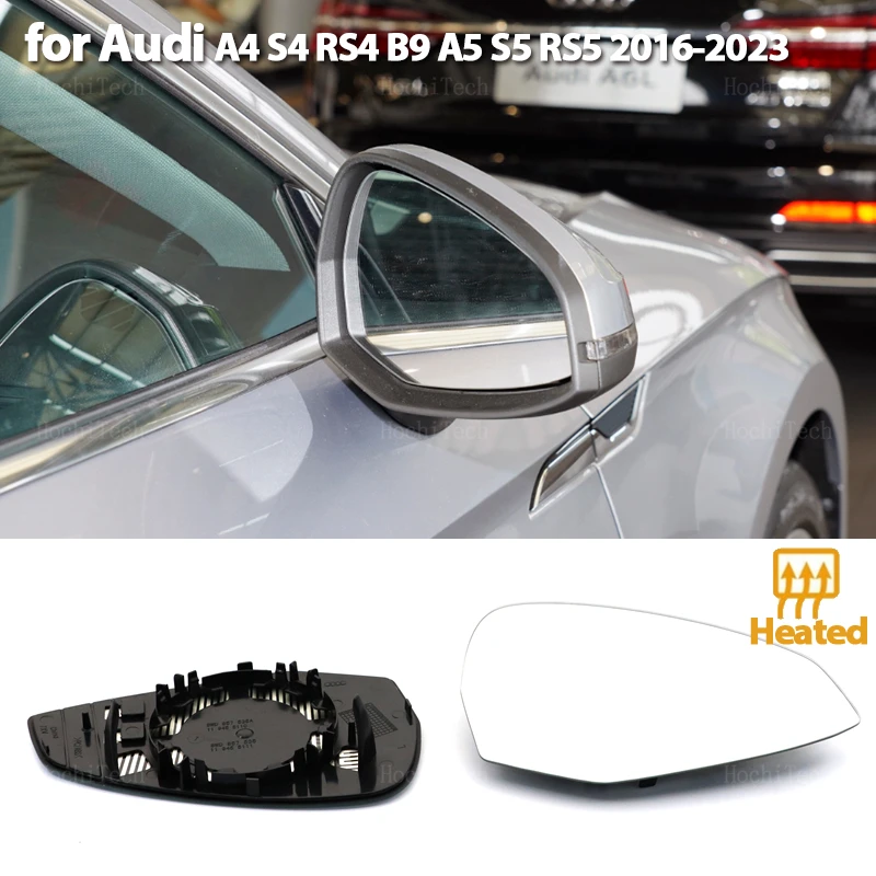 

Left&Right Side Heated Wing Mirror Glass Wide Rearview Mirror for Audi A4 S4 RS4 RS 4 B9 A5 S5 RS6 RS 5 2016-2023 Accessories