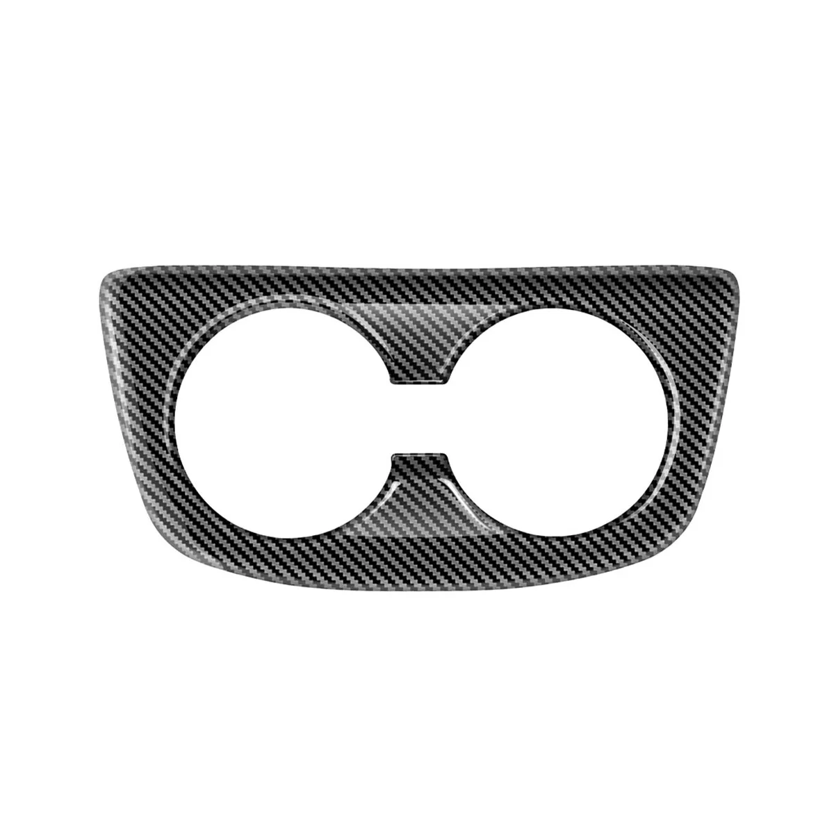 

Car Carbon Fiber Third Row Armrest Water Cup Holder Decoration Cover Trim Sticker for C28 2022-2023