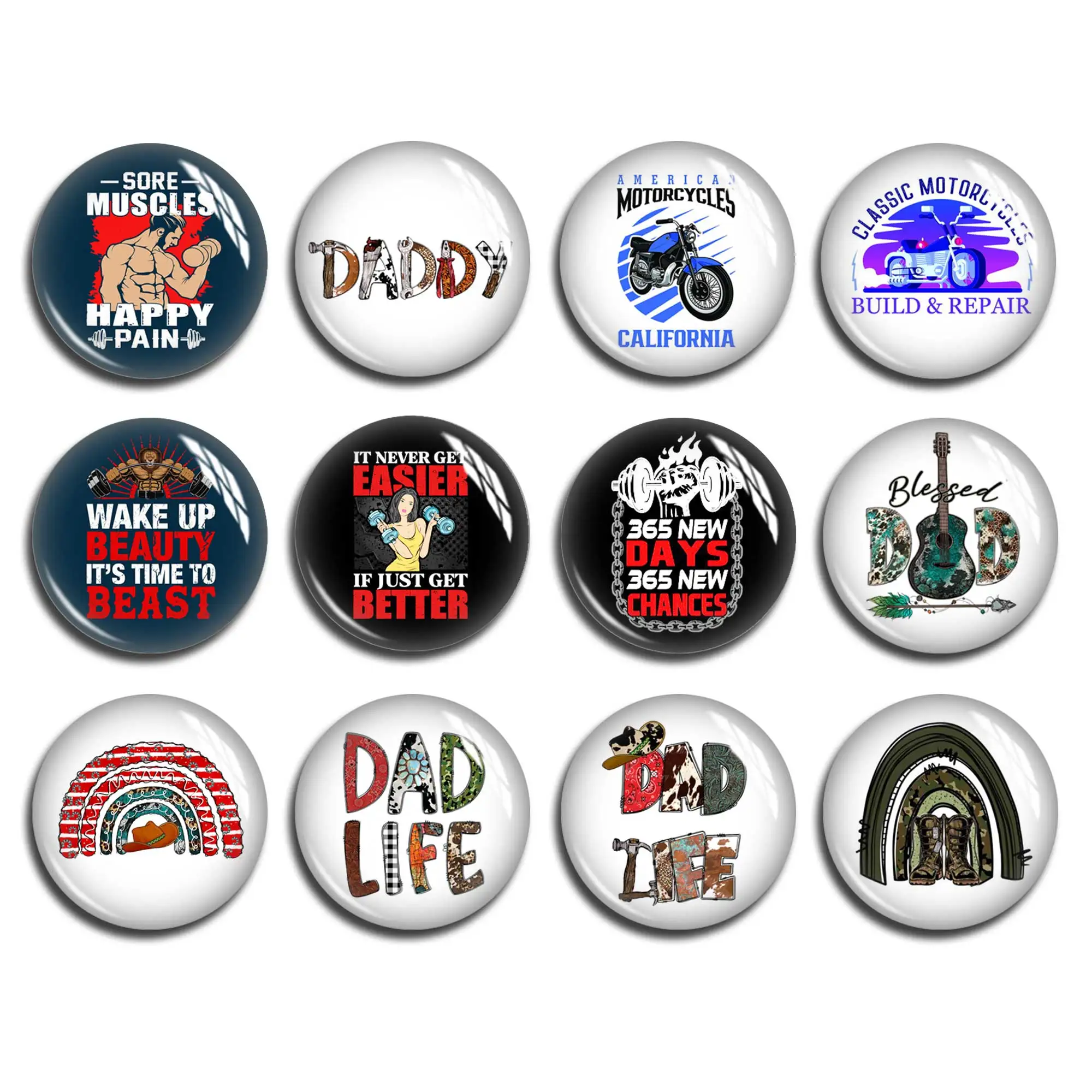 

Father Day Cabochon, Military Dad Life Image Round Oval Teardrop Glass Dome ,10mm 12mm 25mm 40mm 10x14mm 13x18mm Beads (FJ2657）