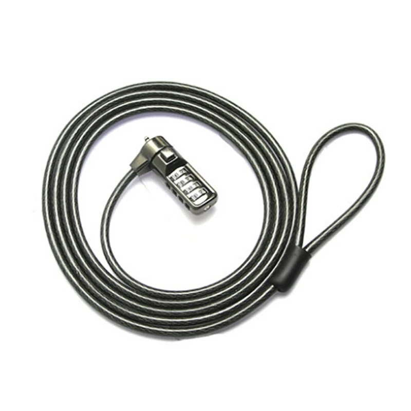 

Notebook Security Lock Metal and Reliable for 7000 Laptop Robust and Dependable Security Cable Locks 190cm Cable
