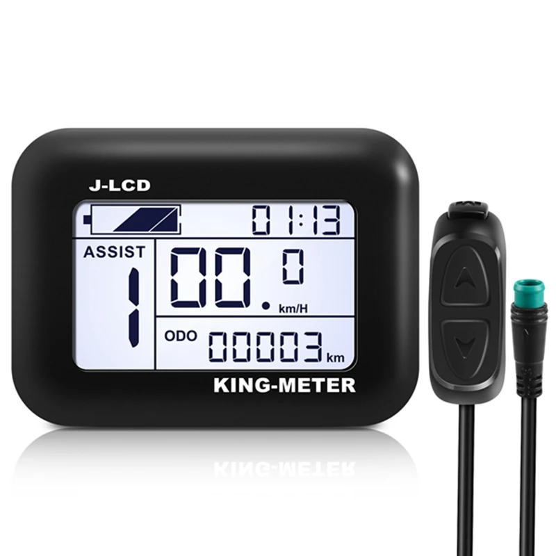

KING-METER J-LCD Display Electric Bike Instrument Monitor E-Bike Speeder Replacement Parts Panel Bafang LED TFT Kit