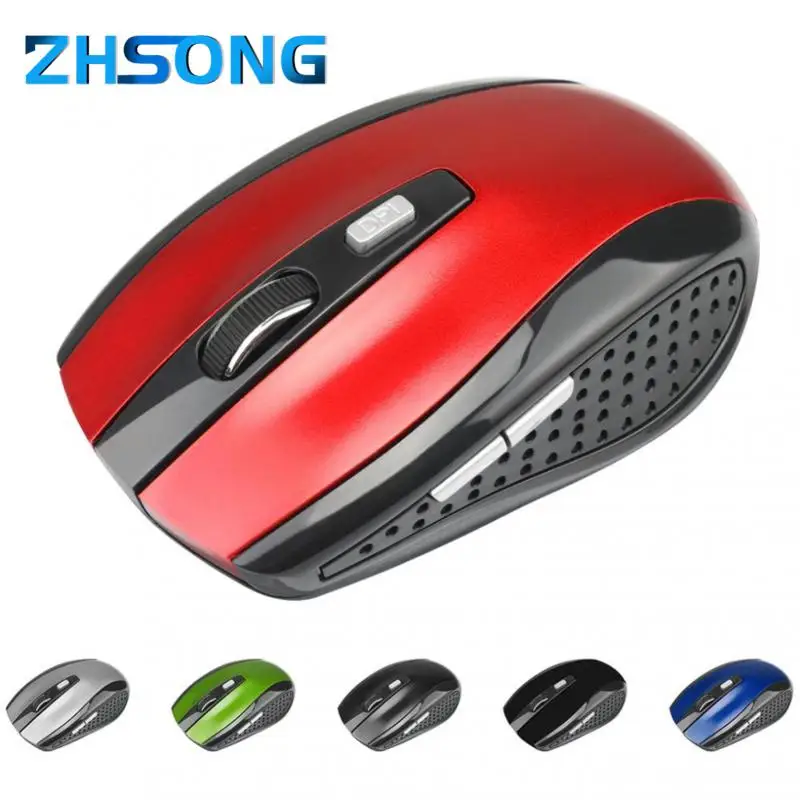 

2.4GHz Wireless Mouse Adjustable DPI Mouse 6 Buttons Optical Gaming Mouse with USB Receiver Wireless Mice for Computer PC Laptop
