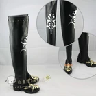 Сапоги для косплея Темный дворецкий Ciel Phantomhive черный персонажей аниме Костюм Опора Косплэй ботинки