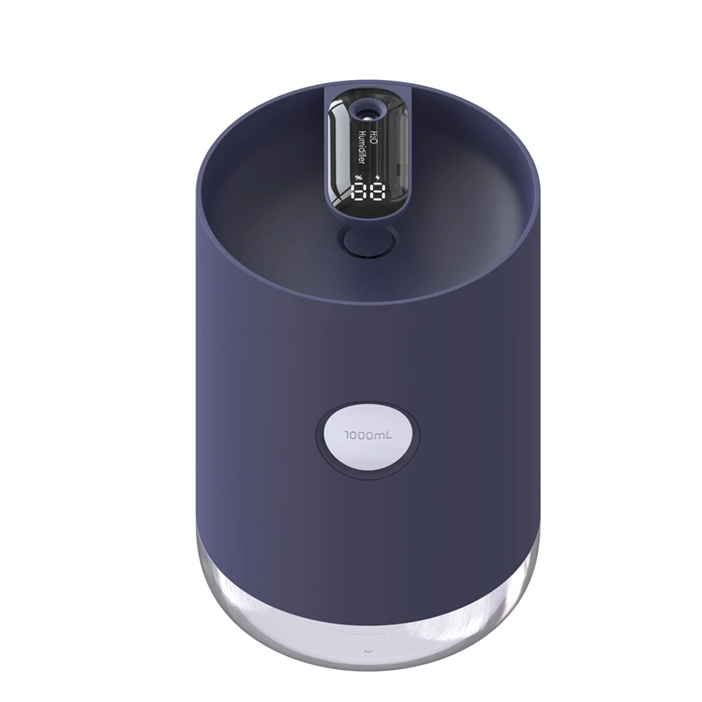 

Home Air Humidifier Portable Wireless USB Aroma Water Mist Diffuser Battery Life Show Aromatherapy Humidificador(Blue)