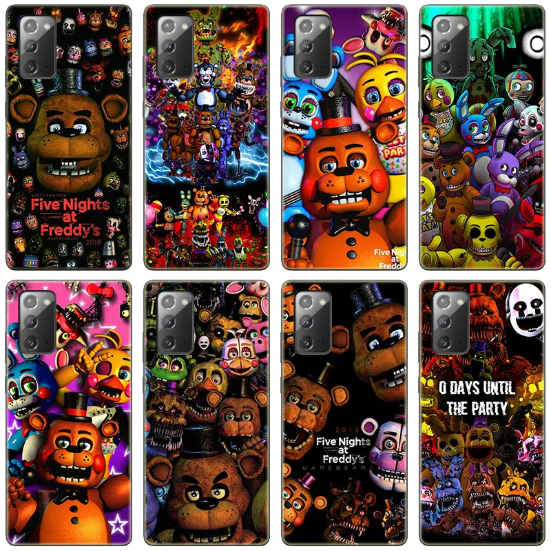 Fnaf Animatronics пять ночей чехол для Samsung Galaxy S22 S21 Ultra S20 FE S8 S9 S10E S10 Plus Lite A9 2018 черный