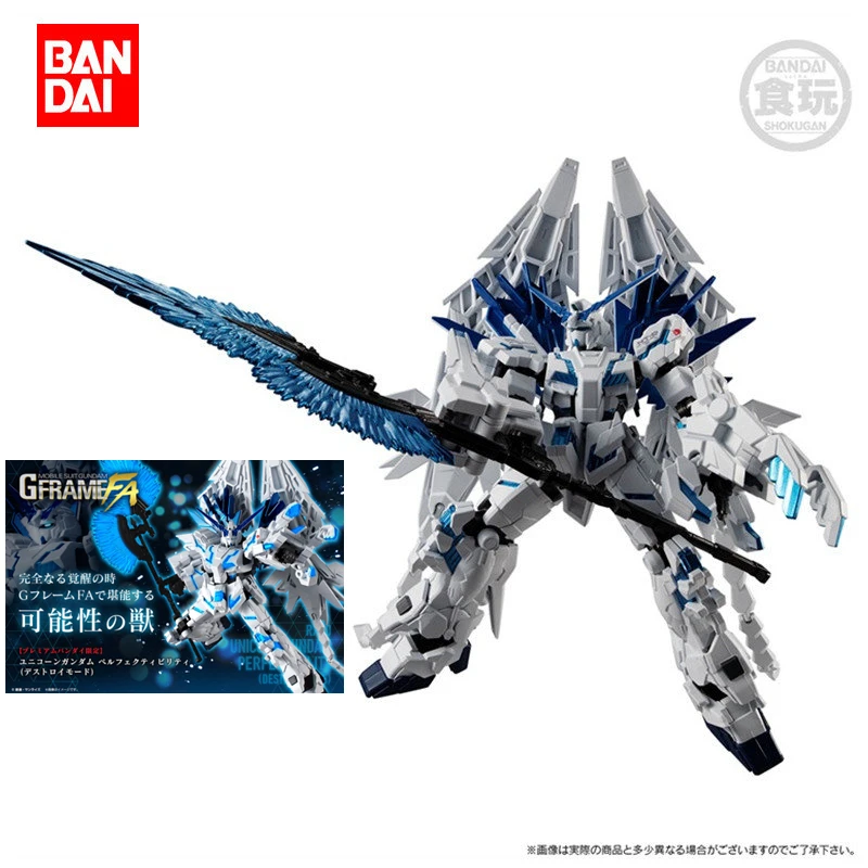 

Bandai 58284 Original Gundam Anime Toy G FRAME FA Ex Perfect Unicorn Full Armor Unicorn Gundam Assembly Model Action Figure