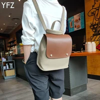 YFZ Leather Backpack Purse for Women Designer Ladies Shoulder Bag Fashion Convertible Travel Backpack Purses Pure