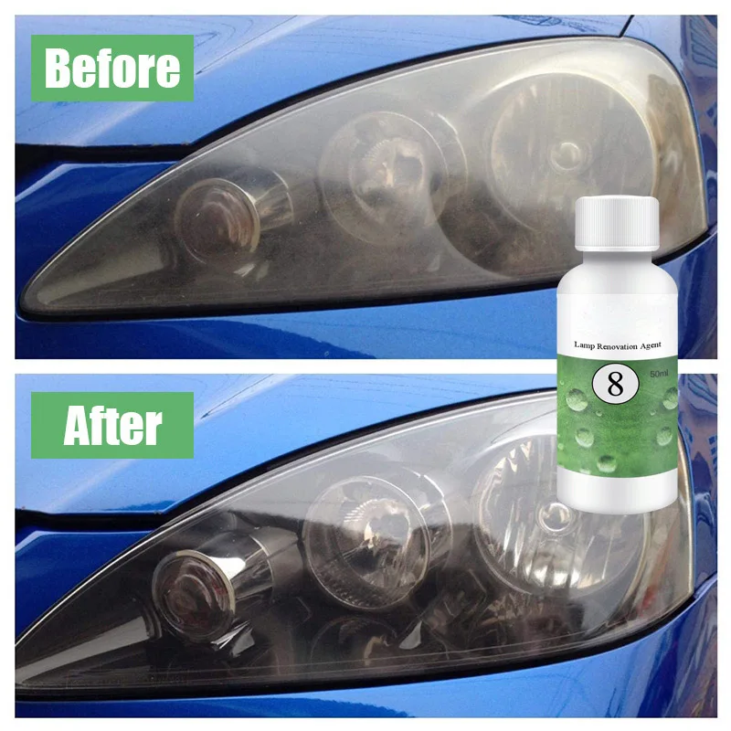 

20/50ML Car polish Len Restoration Kit Headlight Agent Brightening Headlight Repair Lamp Renovation Agent Paint Care Car Styling