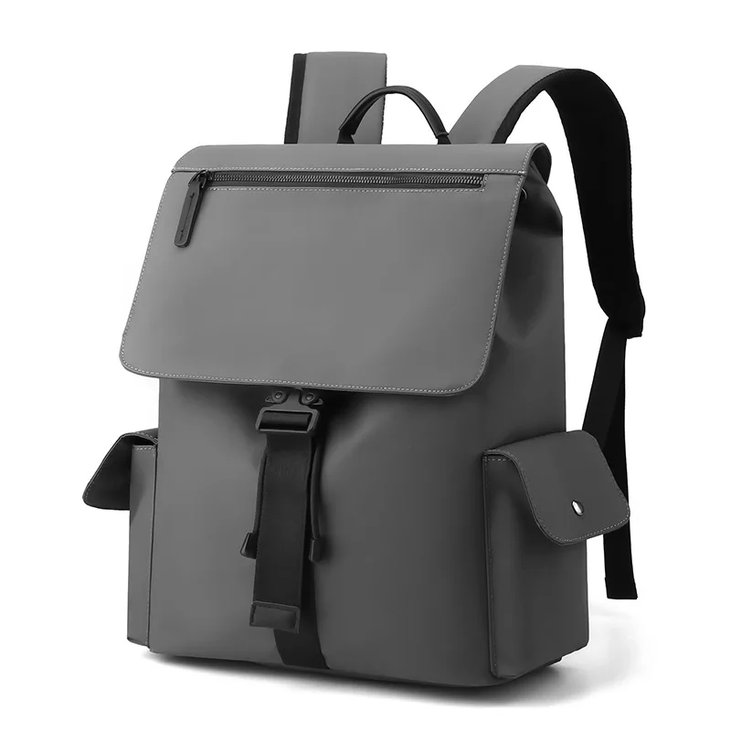 

NEW Backpack Business Leisure Travel Commuter Computer Bag Solid Color Student Schoolbag Trend Design Large Capacity All-match