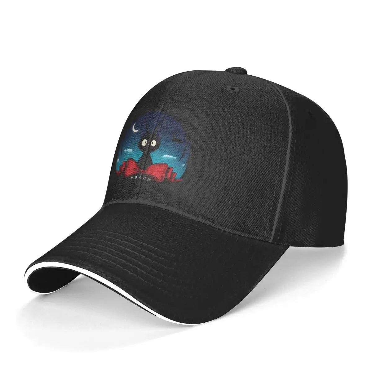 

Jiji Baseball Cap The Witchs Familiar Kiki Aesthetic Man Trucker Hat Custom Running Snapback Cap Birthday Gift