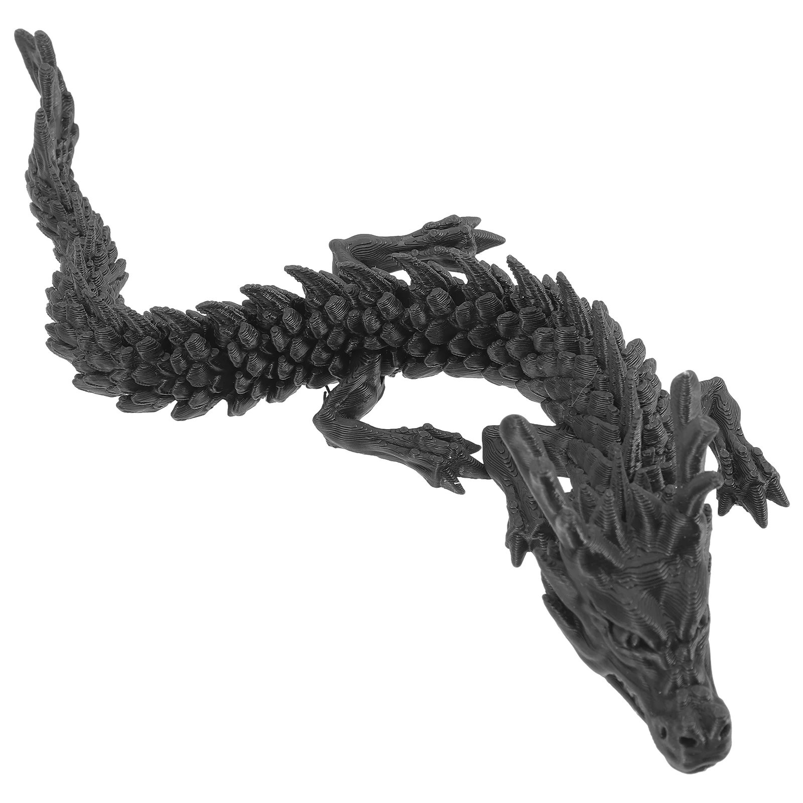 

Dragon Chinese Articulated Toys Figurine Sculpture Statue Toy Sensory Kids Model Realistic 3D Figure Tail Figures Decor Action