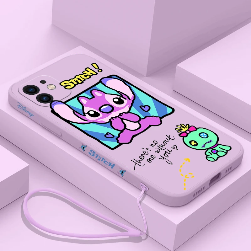 Телефонный чехол Disney Stitch для Xiaomi Redmi Note 11 10A 11T 10 10T 10S 9T 9 8 7 Pro Plus 10C 9A 9C 4G 5G с ремешком.