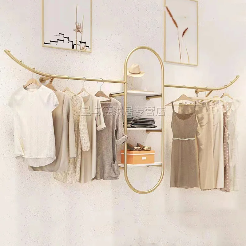 Скандинавская вешалка для одежды настенная стеллаж роскошная мебель