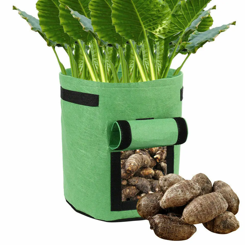 

7 Gallon Potato Grow Bags Garden Planting Bag with Durable Handle Fabric Pots Grow Bags for Tomato Carrot Onion Fruits Flower