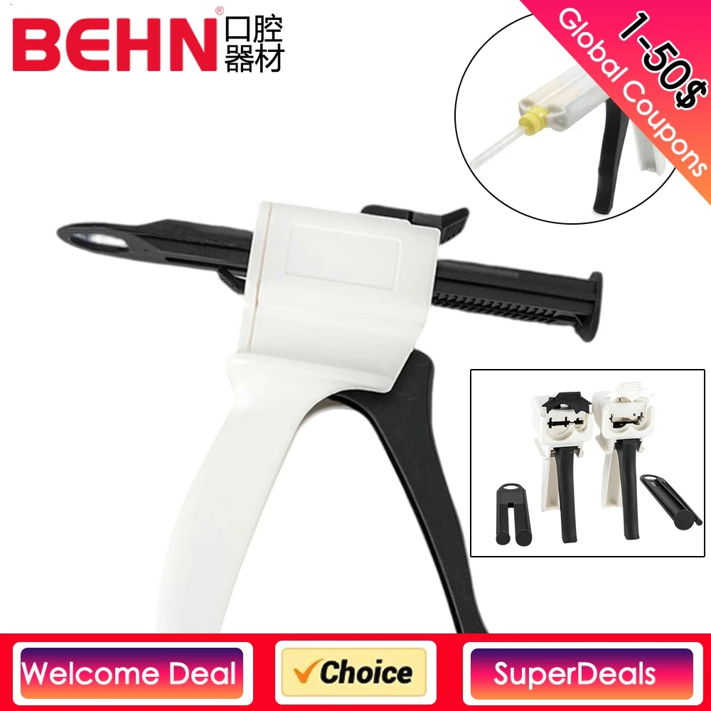 

Dental Impression Gun Mixing Dispensing Universal Dispenser Gun 1:1/1:2 Silicon Rubber Gun 10:1 Dentist Tools Odontologia