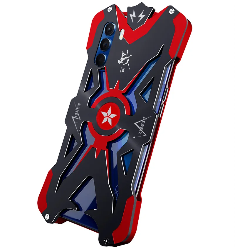 

For Oppo K9 Pro Zimon Luxury New Thor Heavy Duty Armor Metal Aluminum Phone Cases For Oppo K9 Pro Cover