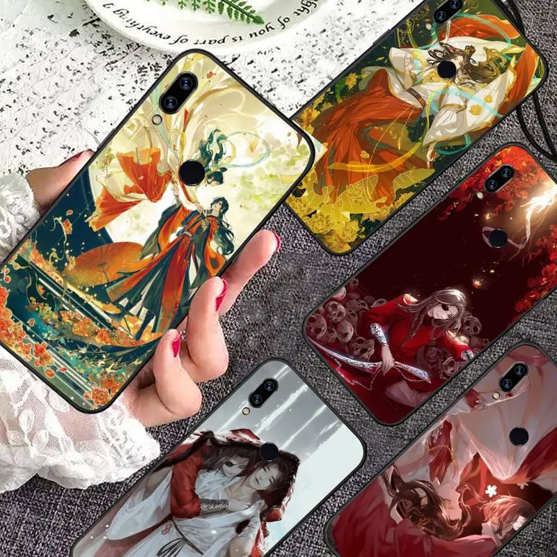 

Chinese style Tian Guan Ci Fu Phone Case For Xiaomi Redmi note 7 8 9 11 i t s 10 A poco f3 x3 pro lite funda shell coque cover