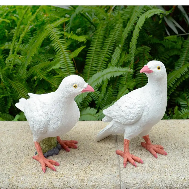 Украшение двора вилла балкон сад макет имитация животного общественный парк