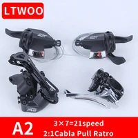 ltwoo groupset ltwoo a2 3x7 21 speed groupset shifter leverrear derailleur for mtb bike cassette 32t 36t compatible m4000 rd