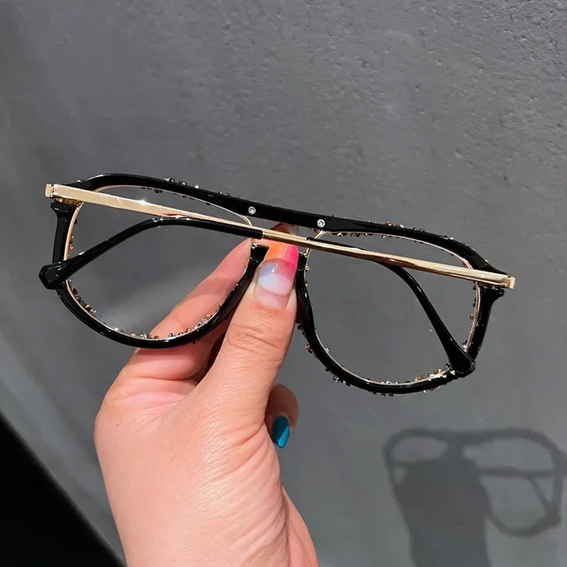 22023 алмазные солнцезащитные очки женские брендовые дизайнерские квадратные