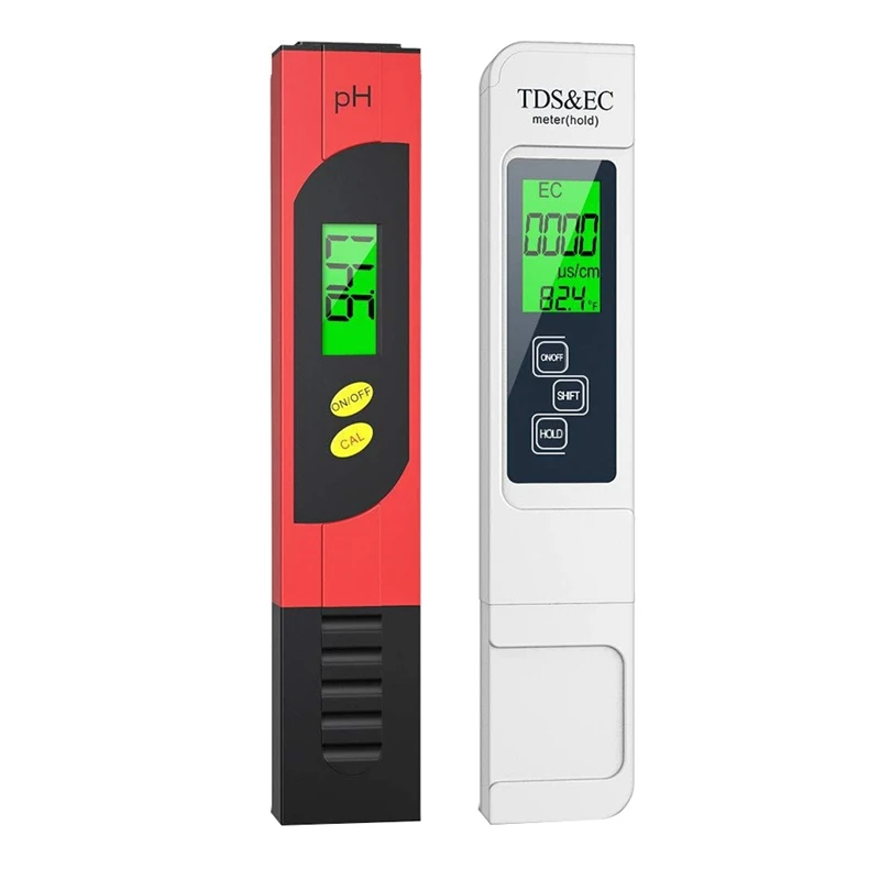 

BMDT-PH Meter 4 In 1 Pool Thermometer Water Tester, Digital PH Meter With ATC Function, PH Value T Temperature Water Tester