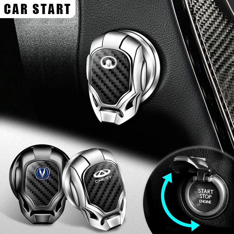 

Кнопка запуска двигателя автомобиля защитная крышка внутренняя для Nissan Qashqai X J10 J11 Trail Tiida Teana Skyline X-trail Car