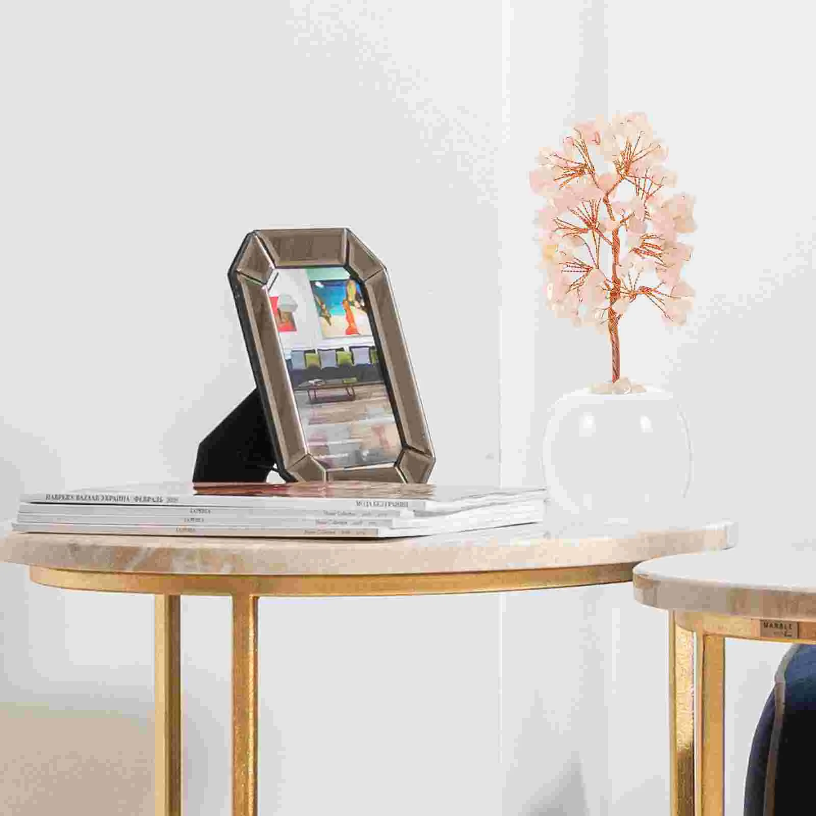 

Crystal Tree Fortune Decor Living Room Decoration Home Decorative Craft Adornment Tabletop Household Desktop