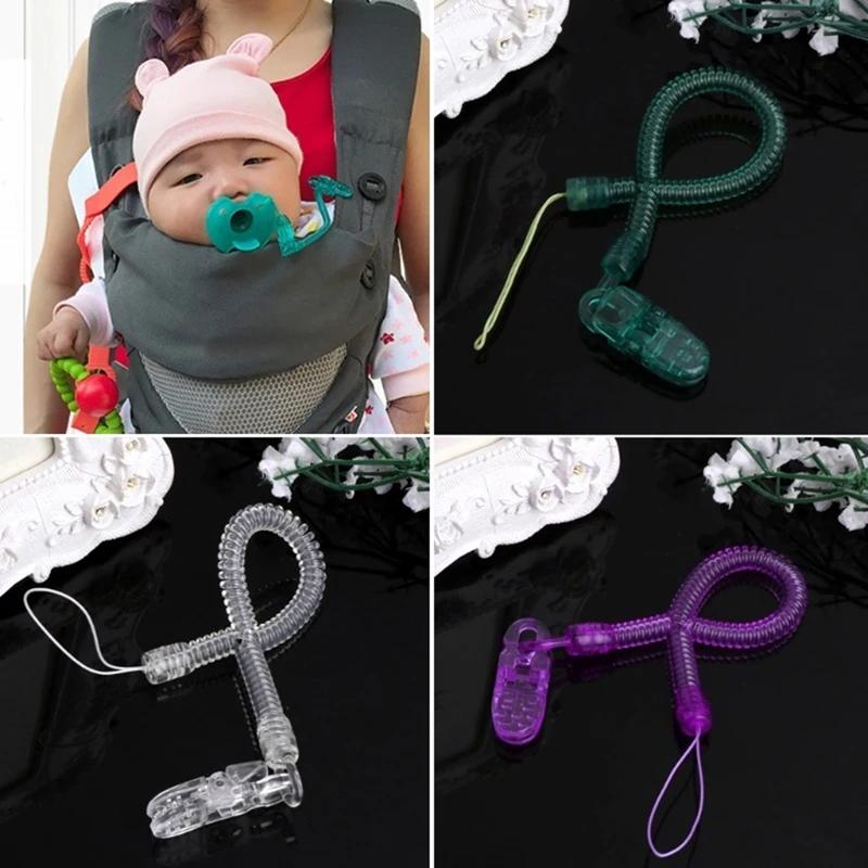 

Baby Infant Feeding Dummy Pacifier Clip Extend Plasitc Nipples Baby Teething Soother Holder Strap Chain Baby Feeding Part