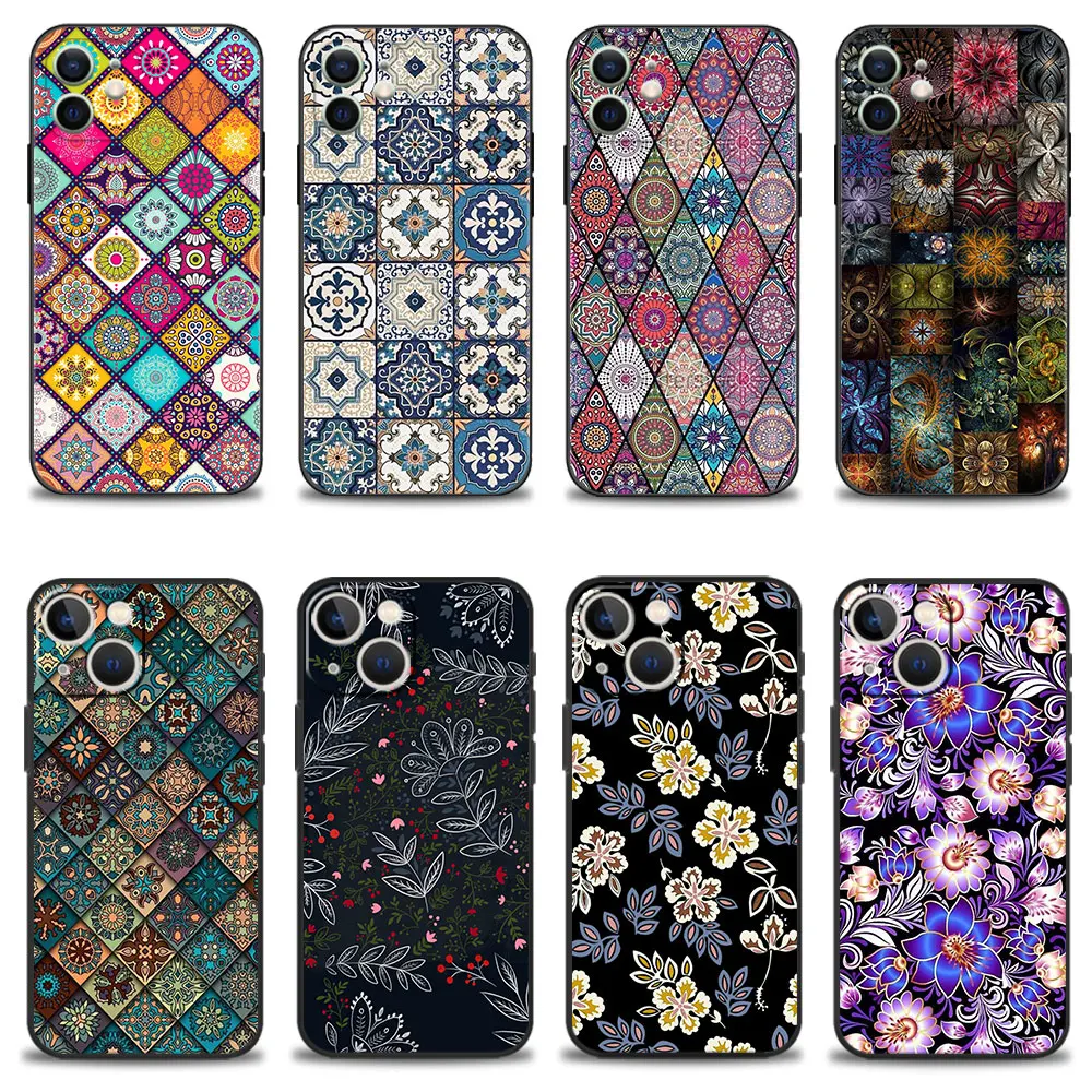 

Fundas Checkerboard Foil Bling Exotic For iPhone 13 Pro Max 7 X 12 XS 14 8 Plus XR 11 5 SE 6 6S SE2 Mini Original Mobilephone