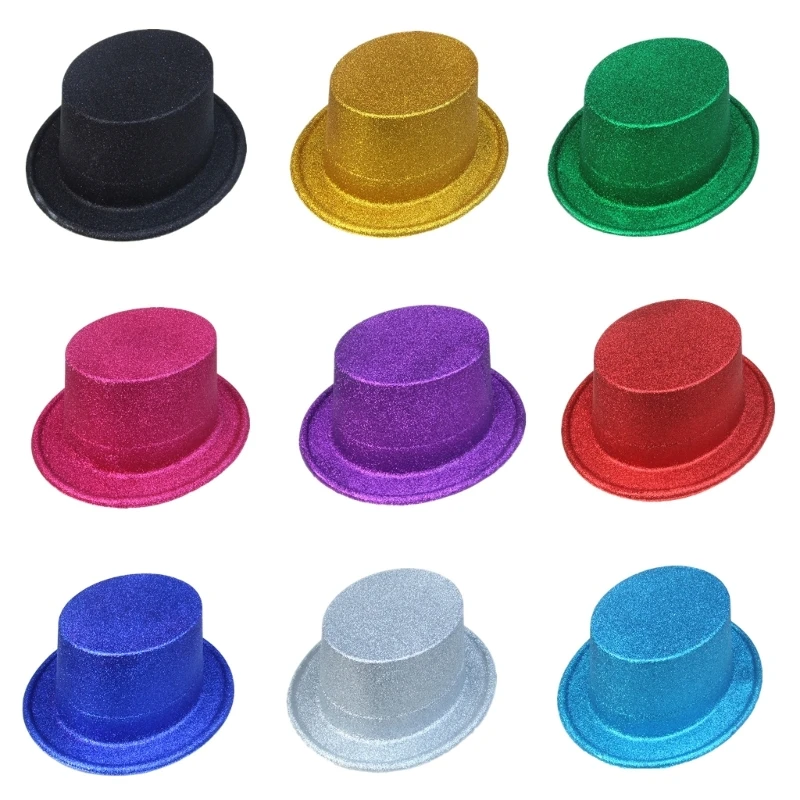 

Glitter Pork Pie Hat Magician Top Hat Bowler Top Hat Hat hat