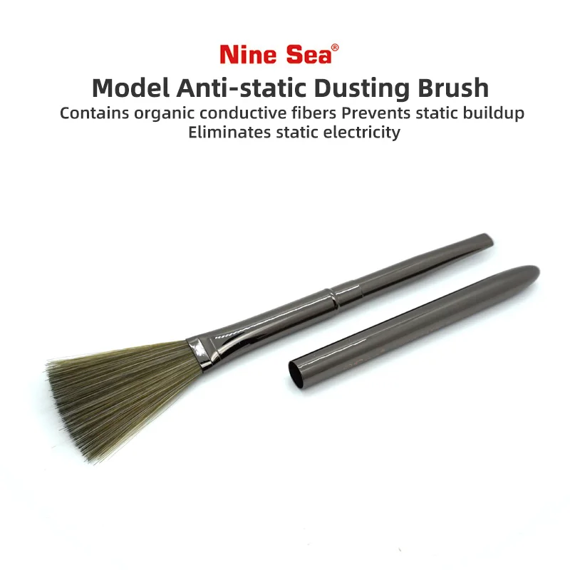 

Модель антистатической щетки для пыли с органическими проводящими волокнами предотвращает статическое здание и элатами статического электричества.