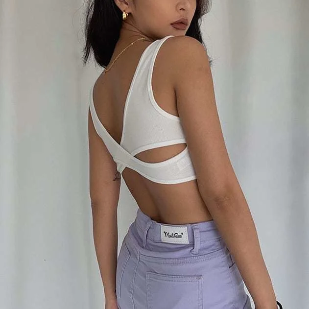 

Женский Летний Новый сексуальный облегающий топ на бретелях 2021