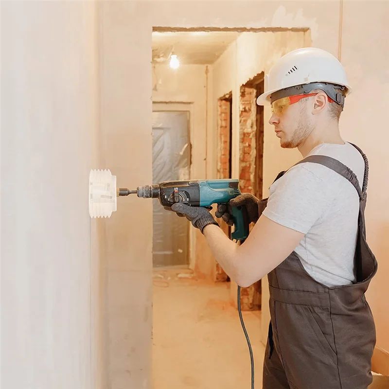 Прозрачный пылесборник для дрели кольцевая пила пылезащитный чехол простой в