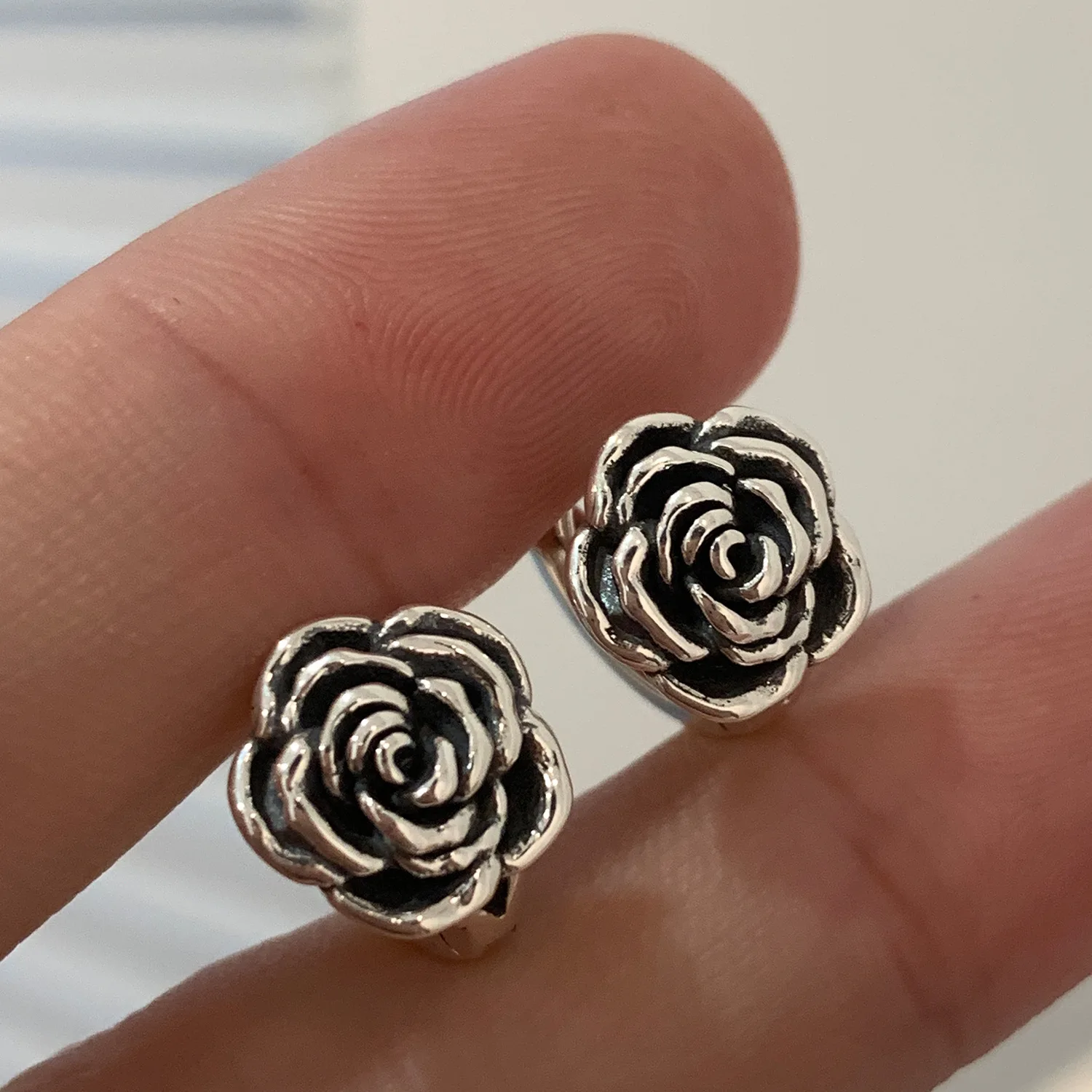 

Genuine 925 Sterling Silver Aros Mujer Oreja Stud Earring Women DIWENFU TRENDY CN(Origin) Stud Earring Orecchini Females