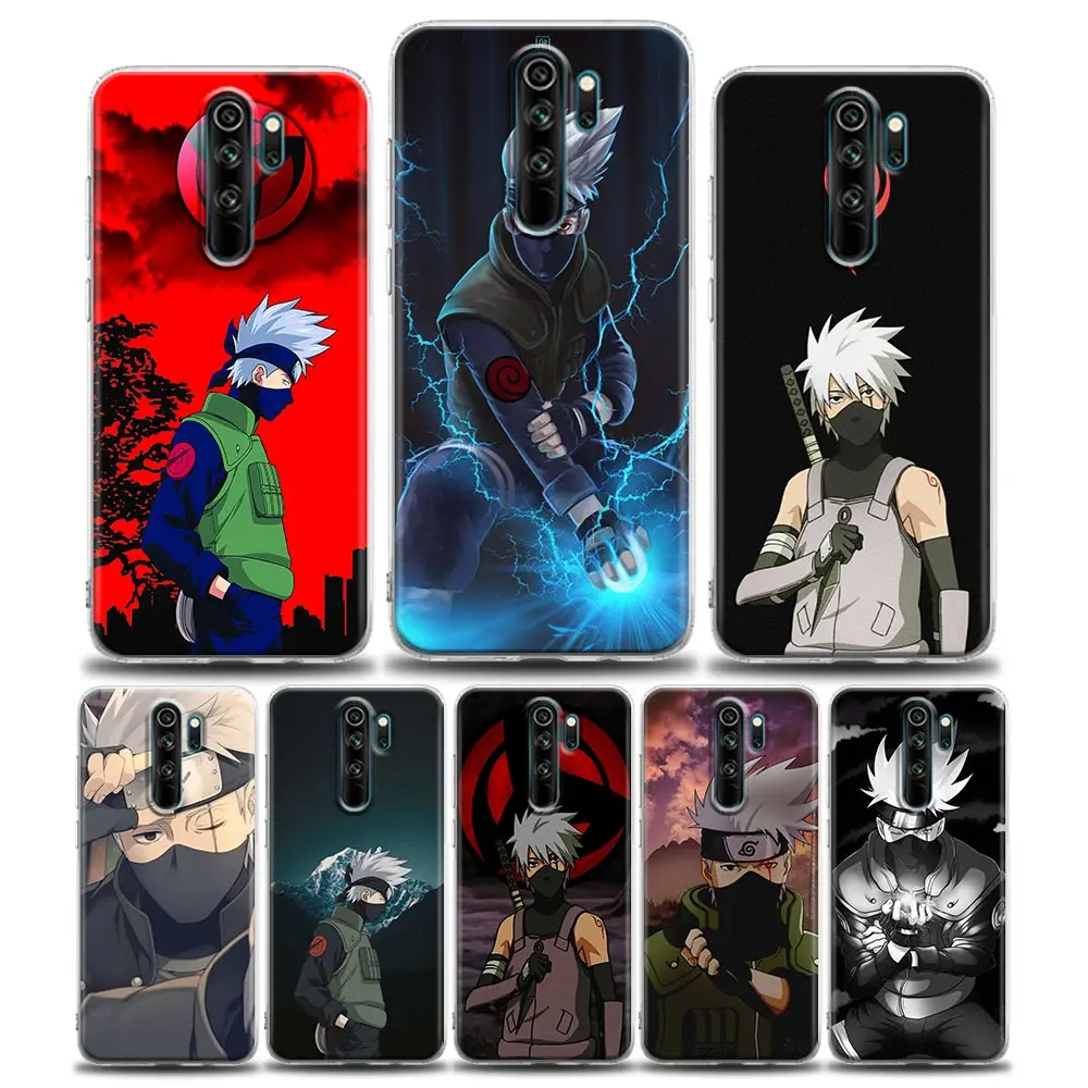 

Clear Phone Case for Redmi Note 7 8 9 10 8T Pro Redmi 8 8A 7 9 9C Y3 K20 K30 K40 TPU Case Bandai Hatake Kakashi Naturo