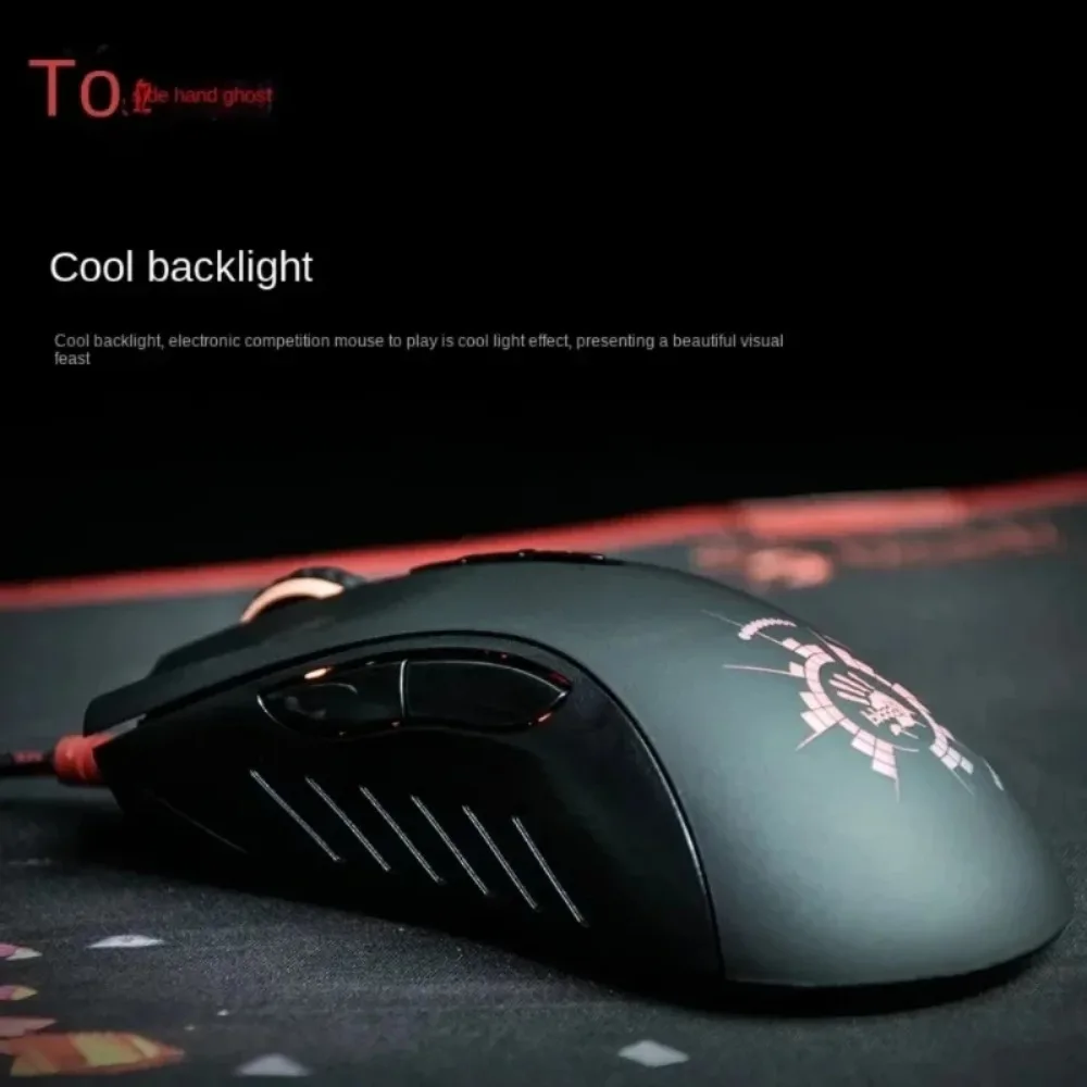 Фото Игровая мышь A4tech Bloody A91 проводная, оптическая, с откликом 0.2 мс, 4000 CPI, программируемыми макросами для ПК, ноутбуков и геймеров FPS №3