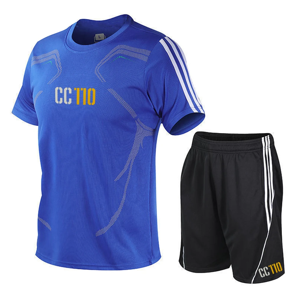 FOR CC 110 short sleeved men's T-shirt breathable loose fitting sportswear summer with logo